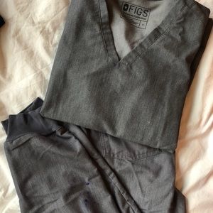 Figs Scrub Set in Graphite